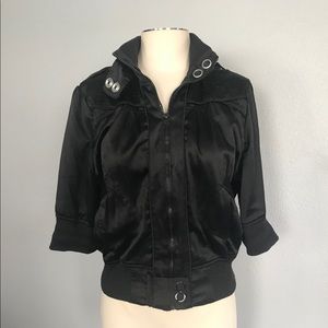 Black Satin Jacket